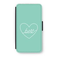 Best heart pastel: iPhone X Flip Hoesje - thumbnail