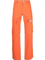 MISBHV pantalon droit à empiècements détachables - Orange - thumbnail