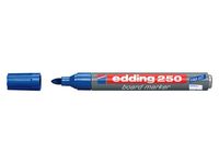 Viltstift edding 250 whiteboard rond blauw 1.5-3mm