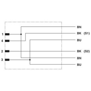 Phoenix Contact 1524213 Sensor/actuator connector, geassembleerd Aantal polen: 3 3.00 m 1 stuk(s)