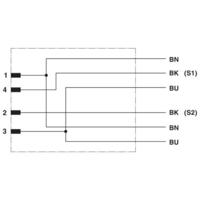 Phoenix Contact 1524213 Sensor/actuator connector, geassembleerd Aantal polen: 3 3.00 m 1 stuk(s) - thumbnail