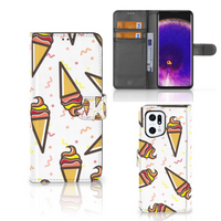 OPPO Find X5 Pro Book Cover Icecream - thumbnail