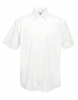 Fruit of the Loom F603 Men`s Short Sleeve Poplin Shirt - thumbnail