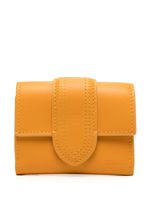 Jacquemus portefeuille Le Compact Bambino en cuir - Orange