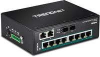 Trendnet TI-PG102 netwerk-switch Unmanaged Gigabit Ethernet (10/100/1000) Power over Ethernet (PoE) Zwart - thumbnail