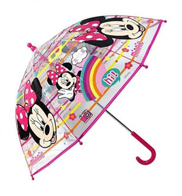 Disney kinderparaplu Minnie Mouse 45 cm polyester transparant Disney kinderparaplu Minnie Mouse 45 cm polyester transparant