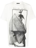 Balmain t-shirt en coton à imprimé graphique - Tons neutres - thumbnail