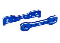 Traxxas - Tie bars, front, 7075-T6 aluminum (blue-anodized) (TRX-9629)