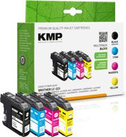 KMP Inktcartridge vervangt Brother LC-223BK, LC-223C, LC-223M, LC223Y Compatibel Combipack Zwart, Cyaan, Magenta, Geel B48V 1529,4005 - thumbnail