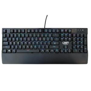 L33T Gaming Megingjörd RGB Mechanical Gaming Keyboard - Zwart