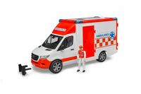 Bruder MB Sprinter ambulance met bestuurder - thumbnail