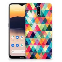 Nokia 2.3 TPU bumper Geruit - thumbnail