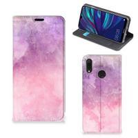 Bookcase Huawei Y7 hoesje Y7 Pro (2019) Pink Purple Paint - thumbnail