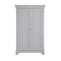 ESTO GmbH Isabel kabinet grenenhout, beton grijs, breedte: 115 cm diepte: 46 cm hoogte: 190 cm