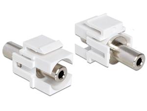 DeLOCK Keystone module Stereo jack 3.5 mm female adapter