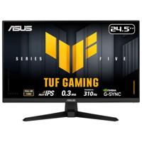 ASUS TUF Gaming Serie 5 VG259QMR5A, 24,5 inch FHD Fast IPS Gaming Monitor (1920 x 1080), 310Hz, 0,3ms (GTG) reactietijd, compatibel met G-SYNC en AMD FreeSync Premium, ELMB SYNC, 99% sRGB, zwart
