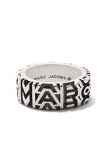 Marc Jacobs bague à logo gravé - Argent