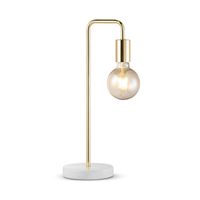 Light depot - Noble Marble Tafellamp - Marmer/Goud - Outlet - thumbnail