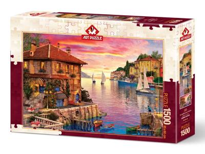 Mediterranean Harbour Puzzel 1500 Stukjes