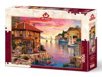 Mediterranean Harbour Puzzel 1500 Stukjes