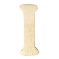 Houten namen letter I 4 cm