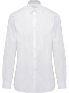 Prada chemise à col italien - Blanc