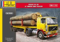 Heller 1/32 Volvo F12-20 & Timber Semi Trailer