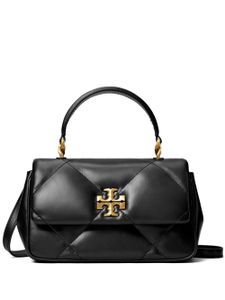 Tory Burch sac à main en cuir à motifs chevrons matelassé - Noir