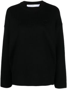 IRO pull à logo intarsia - Noir