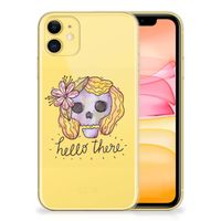 Silicone Back Case Apple iPhone 11 Boho Skull - thumbnail