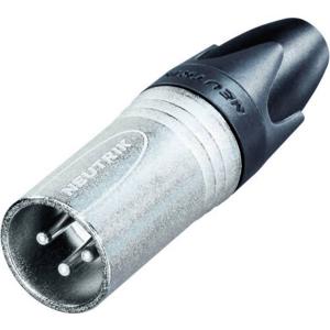 Neutrik NC3MXX XLR-connector Stekker, recht Aantal polen: 3 Zilver 1 stuk(s)