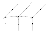 Dorema Frame Voortent Staal EasyGrip 28mm diepte 270/300