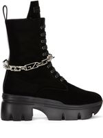 Giuseppe Zanotti bottines Apocalypse à détails de chaînes - Noir