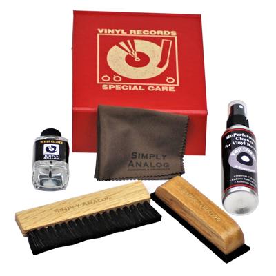 Simply Analog Delux Cleaning Boxset rood lederlook Simply Analog Delux Cleaning Boxset rood lederlook