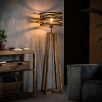 Vloerlamp Manuel 1-lamps, 140cm - Slate grey - thumbnail