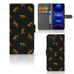 Telefoonhoesje met Pasjes voor Xiaomi Redmi Note 12 5G | Poco X5 Leopards