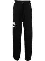 AMIRI pantalon de jogging en coton à logo imprimé - Noir