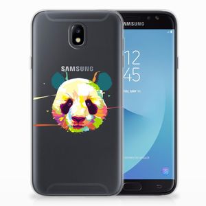 Samsung Galaxy J7 2017 | J7 Pro Telefoonhoesje met Naam Panda Color