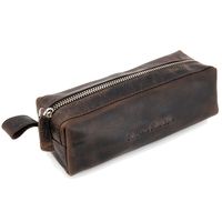 Juscha JU-48214 Etui Roberto Romano EMPOLI Bruin Echt Leer 20x6x7cm - thumbnail