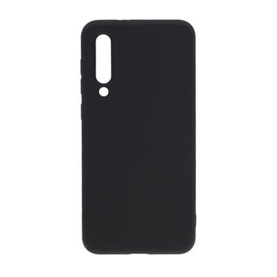 Shop4 - Xiaomi Mi 9 SE Hoesje - Zachte Back Case Mat Zwart
