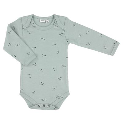 Trixie Romper Mountains Lang Katoen Grijs Maat 74/80