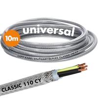 10 meter Lapp 1135305 olieflex Classic 110 CY 5G1,5 mm2 afgeschermde stuurkabel met transparante buitenmantel