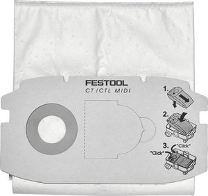 Festool Accessoires Zelfclean filterzak SC FIS-CTL MIDI/ (5x) | 498411