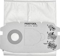 Festool Accessoires Zelfclean filterzak SC FIS-CTL MIDI/ (5x) | 498411 - thumbnail