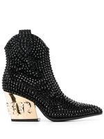 Philipp Plein bottines Gothic Plein 80 mm - Noir