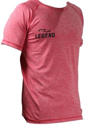 Legend Sports DryFit sportshirt melange rood
