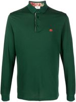 ETRO polo en coton à motif Pegaso - Vert