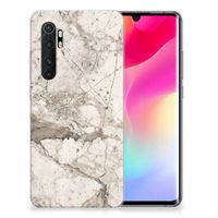 Xiaomi Mi Note 10 Lite TPU Siliconen Hoesje Marmer Beige - thumbnail