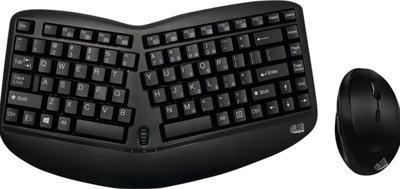 Tru-Form Media 1150 - Toetsenbord en muis set - met bladerwiel - draadloos - 2.4 GHz - US