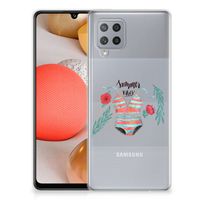 Samsung Galaxy A42 Telefoonhoesje met Naam Boho Summer